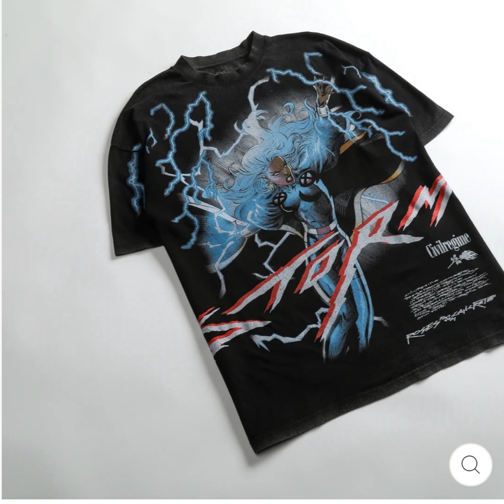 CIVIL REGIME X DARC SPORT X MARVEL X-MEN ( LIMITED EDITION) STORM SHIRT